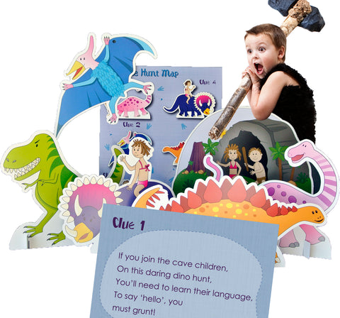 dinosaur treasure hunt game for kids