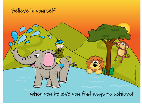 jigsaw puzzle for kids to aid positivity and self belief