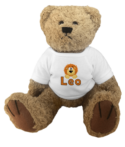 Lello and Monkey Leo Lion Teddy bear soft toy