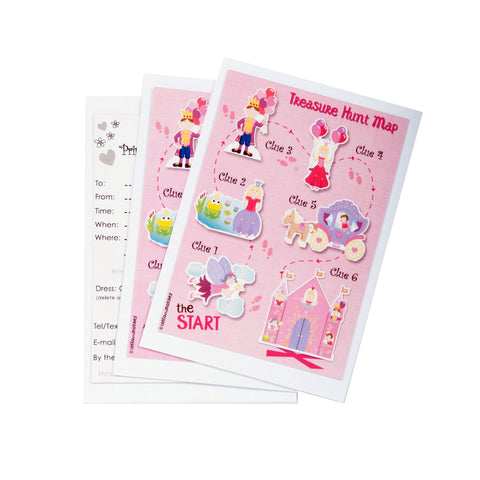 princess birthday party invitations