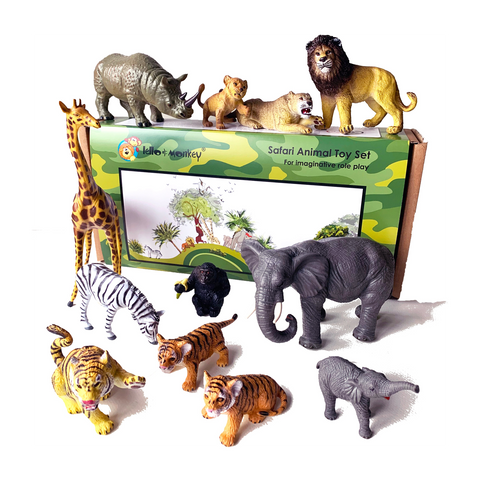 solid plastic animals for toddlers