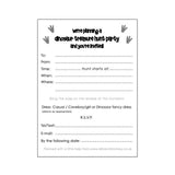 dino invites for kids birthday party