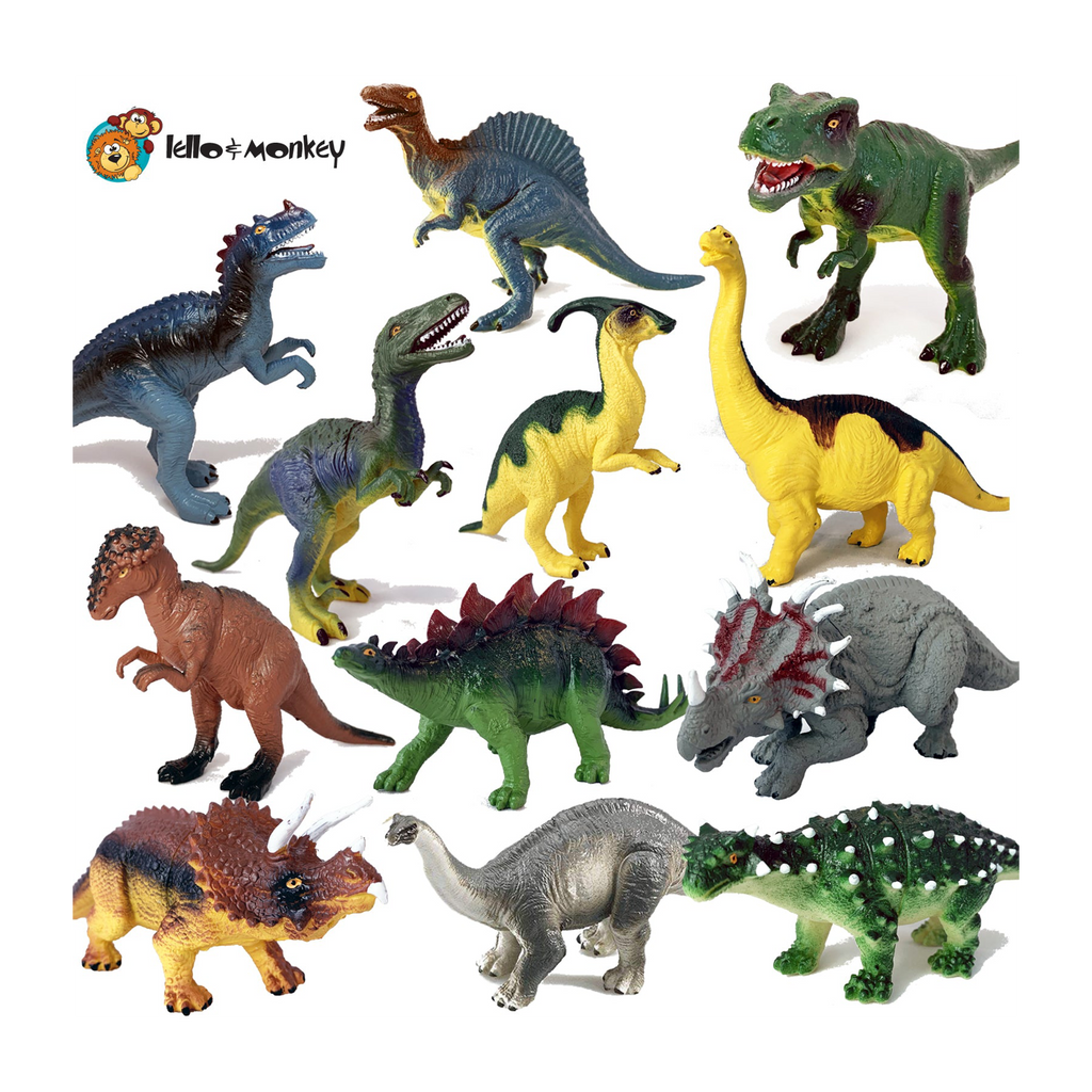 Giant plastic hot sale dinosaur