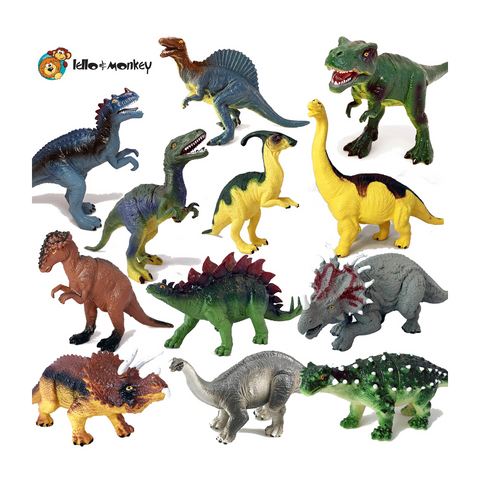 Assorted Plastic Dinosaur Toys