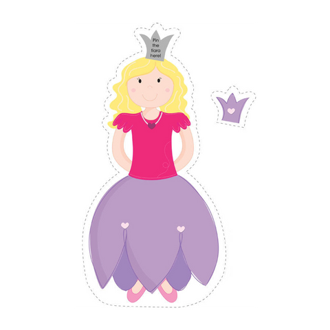 Princess with Tiara cutouts