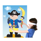 pin the parrot on the pirate party game for kids