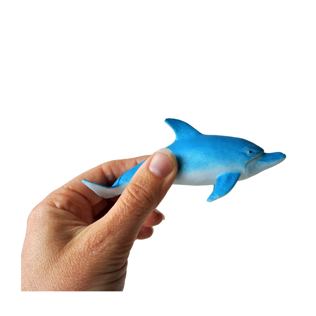 Large plastic shop sea creatures