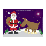 pin the tail on the reindeer christmas party game