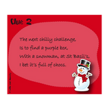 clue for xmas treasure hunt