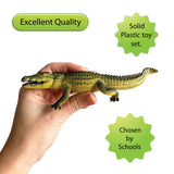 solid plastic toys like schleich and papo with small brand price tag