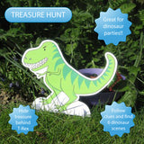 dinosaur treasure hunt party game piece