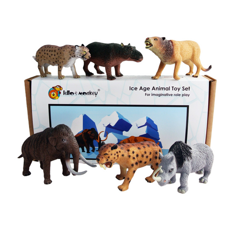 Plastic Ice Age Animal Toys