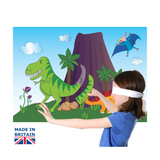Pin the tail on the dinosaur kids party game