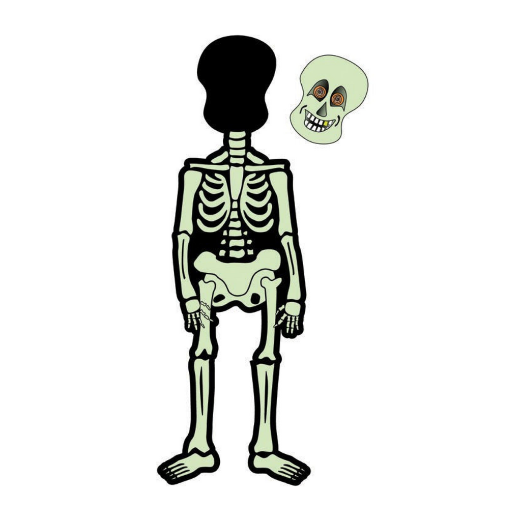 Pin the Skull on the Skeleton - Printable – Lello and Monkey
