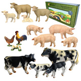 semi solid plastic farm animal toys 