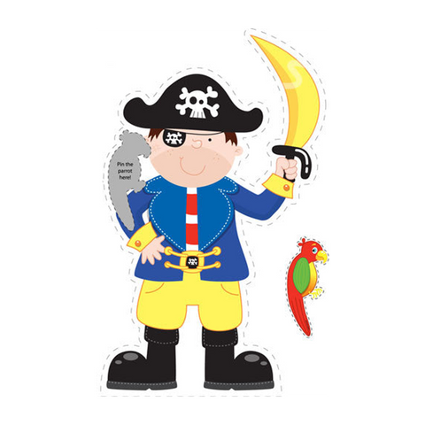 Party Games for Boys Pin the Patch on the Pirate Printable 