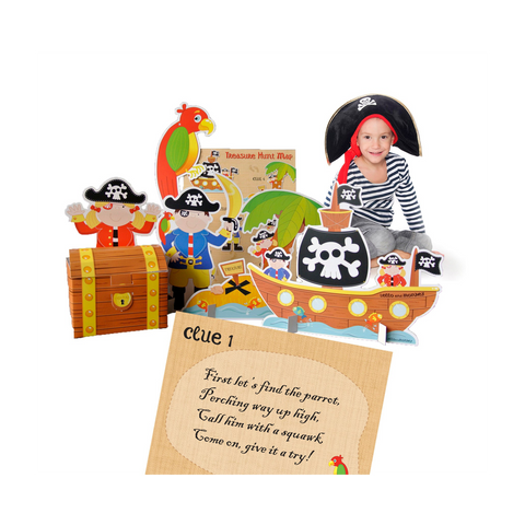 Pirate treasure hunt game for kids