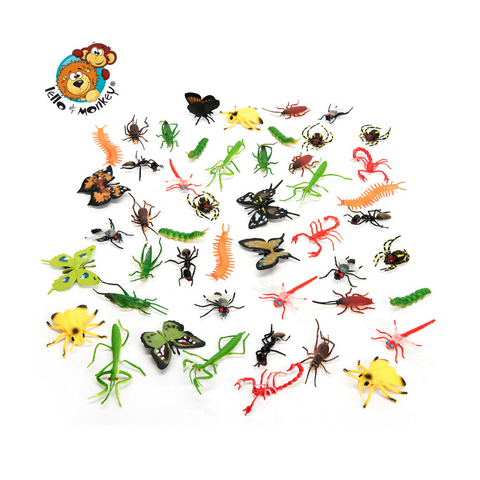 Plastic insects and mini beasts set of 48