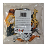 Bag of plastic wild animal toys